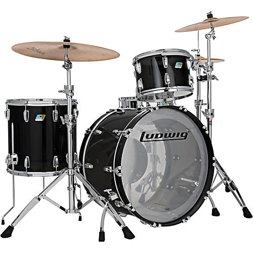Ludwig Vistalite 3-Piece Pro Beat Shell Pack With 24