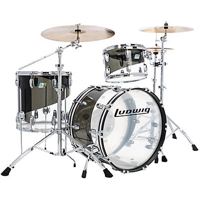 Ludwig Vistalite 50th Anniversary Fab 3-Piece Shell Pack With 22" Bass Drum