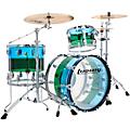 Ludwig Vistalite 50th Anniversary Fab 3-Piece Shell Pack with 22 in. Bass Drum Red/Yellow/RedBlue/Green/Clear