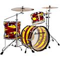 Ludwig Vistalite 50th Anniversary Fab 3-Piece Shell Pack with 22 in. Bass Drum Red/Yellow/RedRed/Yellow/Red