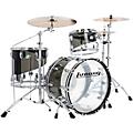 Ludwig Vistalite 50th Anniversary Fab 3-Piece Shell Pack with 22 in. Bass Drum Red/Yellow/RedSmoke/Clear