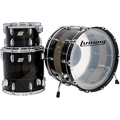Ludwig Vistalite 50th Anniversary Pro Beat 3-Piece Shell Pack with 24-Inch Bass Drum
