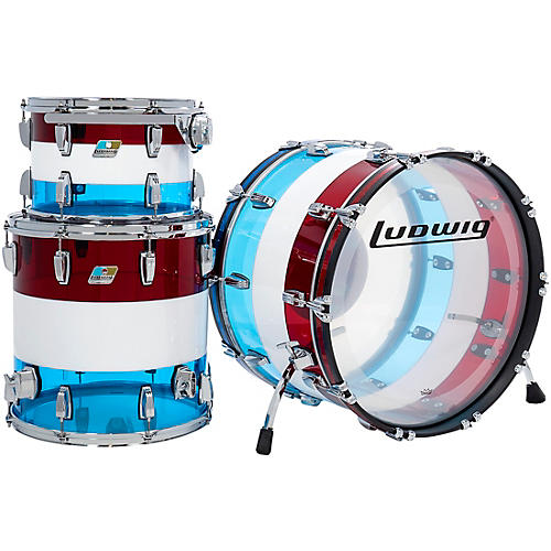 Vistalite 50th Anniversary Pro Beat 3-Piece Shell Pack with 24-Inch Bass Drum