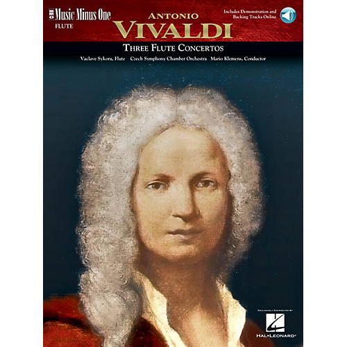 Vivaldi Flute Concerti in D Major (RV429); G Major (RV435); A Minor (RV440) Music Minus One Book/CD