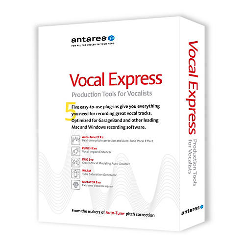 Vocal Express Production Tools for Vocalists