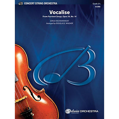 Alfred Vocalise String Orchestra Grade 3.5