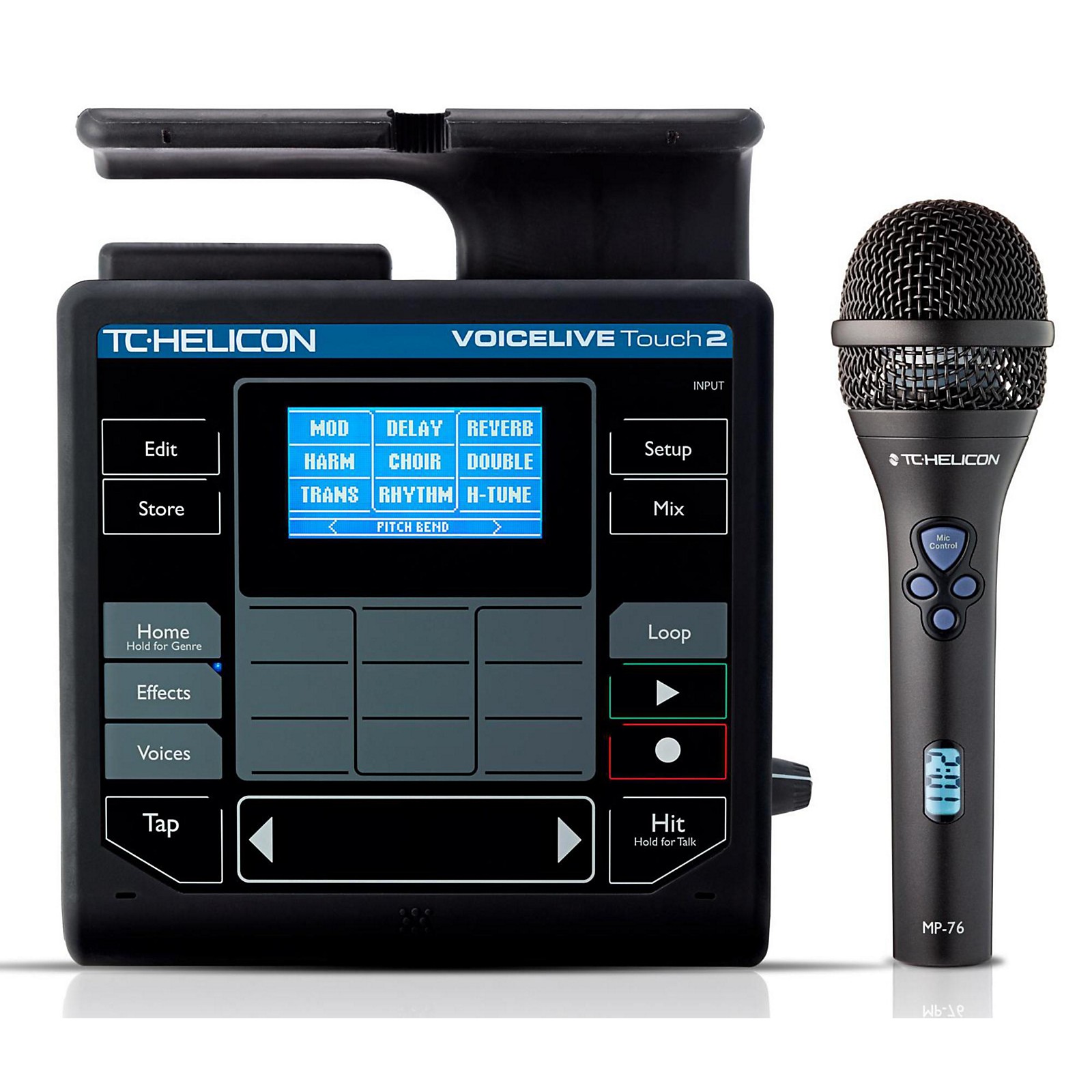 Отличие вокального процессора tc helicon voicelive touch от tc helicon voicelive touch 2