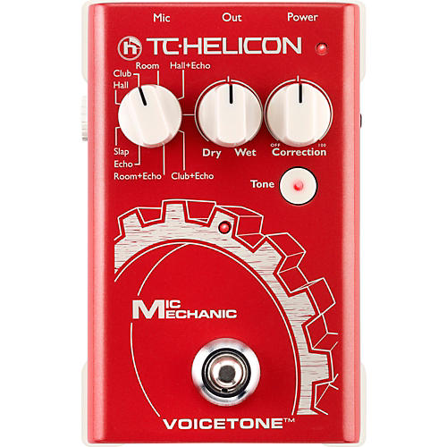 VoiceTone Mic Mechanic Reverb, Delay, & Pitch Correction Pedal