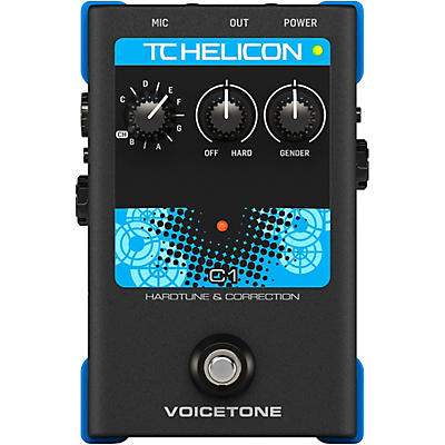 TC Helicon VoiceTone Single C1 HardTune & Correction Effects Pedal