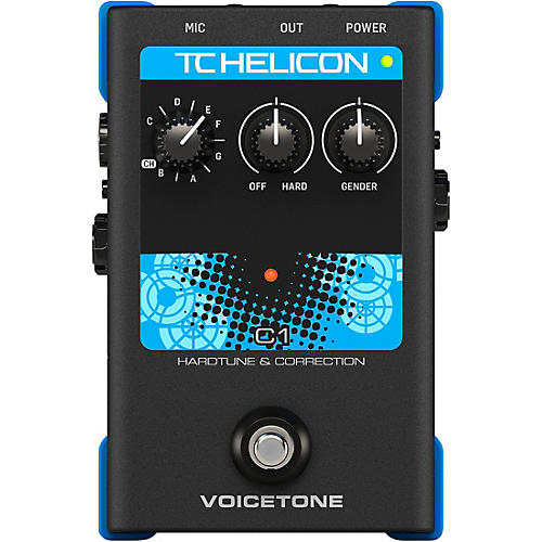 TC Helicon VoiceTone Single C1 HardTune & Correction Effects Pedal Condition 1 - Mint