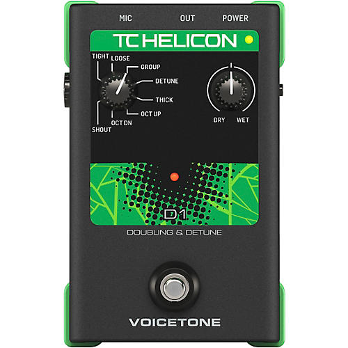 TC Helicon VoiceTone Single D1 Doubling & Detune Effects Pedal Condition 1 - Mint