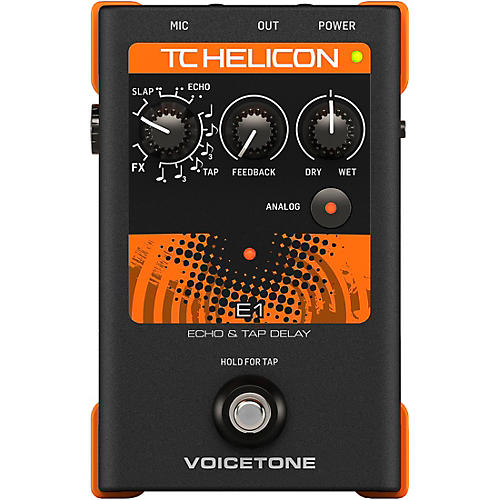 TC Helicon VoiceTone Single E1 Echo & Tap Delay Effects Pedal Condition 1 - Mint