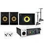 Universal Audio Volt 1 With KRK ROKIT G5 Studio Monitor Pair & S10 Subwoofer (Stands & Cables Included) - ROKIT 8