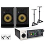 Universal Audio Volt 1 With KRK ROKIT G5 Studio Monitor Pair (Stands & Cables Included) - ROKIT 8