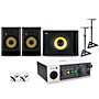 Universal Audio Volt 1 with KRK ROKIT G5 Studio Monitor Pair & S10 Subwoofer (Stands & Cables Included) ROKIT 8