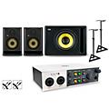 Universal Audio Volt 2 With KRK ROKIT G5 Studio Monitor Pair & S10 Subwoofer (Stands & Cables Included) - ROKIT 5ROKIT 5