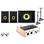 Universal Audio Volt 276 With KRK ROKIT G5 Studio Monitor Pair & S10 Subwoofer (Stands & Cables Included) - ROKIT 5