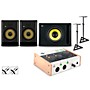 Universal Audio Volt 276 With KRK ROKIT G5 Studio Monitor Pair & S10 Subwoofer (Stands & Cables Included) - ROKIT 8
