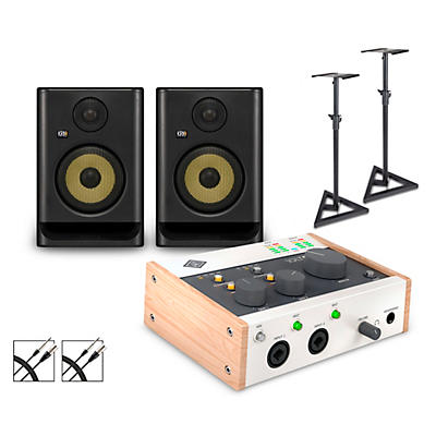 Universal Audio Volt 276 with KRK ROKIT G5 Studio Monitor Pair (Stands & Cables Included)