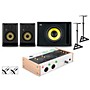 Universal Audio Volt 476 With KRK ROKIT G5 Studio Monitor Pair & S10 Subwoofer (Stands & Cables Included) - ROKIT 5