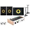 Universal Audio Volt 476 With KRK ROKIT G5 Studio Monitor Pair & S10 Subwoofer (Stands & Cables Included) - ROKIT 5ROKIT 8