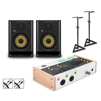 Universal Audio Volt 476 With KRK ROKIT G5 Studio Monitor Pair (Stands & Cables Included) -