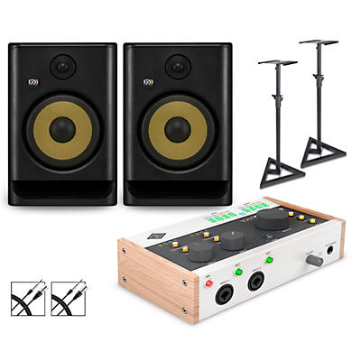 Universal Audio Volt 476 With KRK ROKIT G5 Studio Monitor Pair (Stands & Cables Included) -