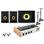 Universal Audio Volt 476P With KRK ROKIT G5 Studio Monitor Pair & S10 Subwoofer (Stands & Cables Included) - ROKIT 5