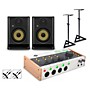 Universal Audio Volt 476P With KRK ROKIT G5 Studio Monitor Pair (Stands & Cables Included) - ROKIT 5