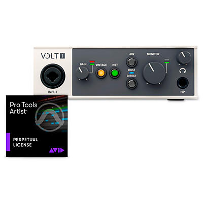 Universal Audio Volt USB Audio Interface with AVID Pro Tools Artist Perpetual License