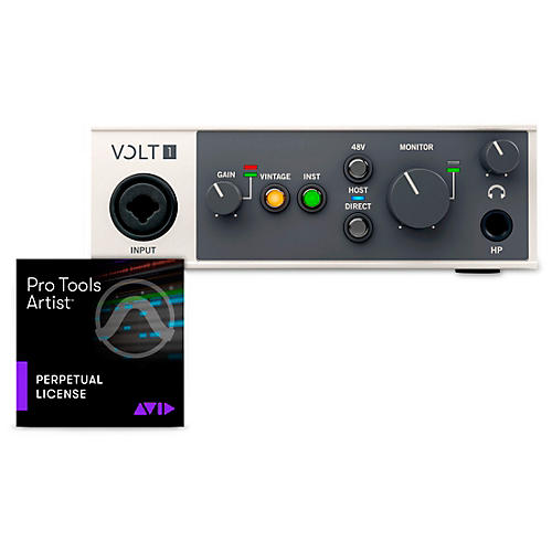 Universal Audio Volt USB Audio Interface with AVID Pro Tools Artist Perpetual License Volt 1