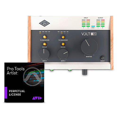 Universal Audio Volt USB Audio Interface with AVID Pro Tools Artist Perpetual License Volt 276