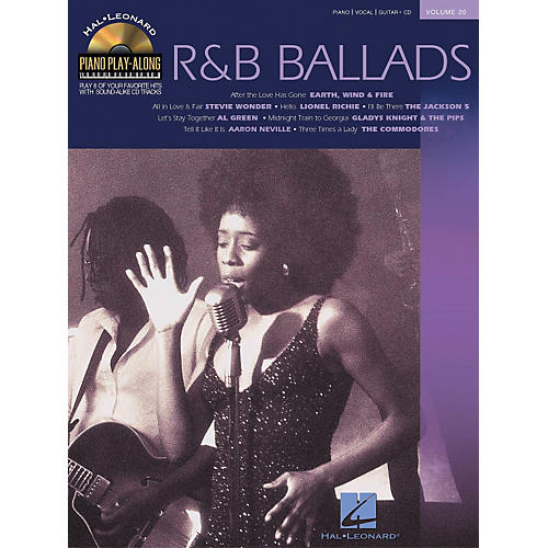 Volume 20 R&B Ballads Piano Play-Along Piano Vocal & Guitar Songbook with CD