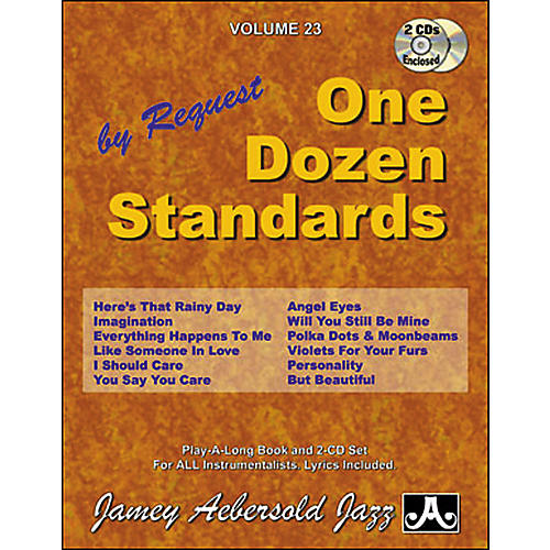 Volume 23 - One Dozen Standards - Book and 2-CD Set