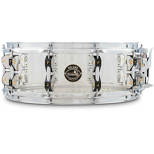 TAMBURO Volume Series Snare Drum Condition 2 - Blemished Regular, 14 x 6.5 in., Clear 197881357757