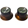 AxLabs Volume and Tone Top Hat Knobs With White Lettering - Aged Gold