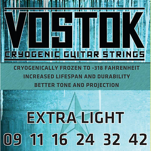 Vostok 9709 Cryogenic Extra Light Gauge Electric Guitar Strings
