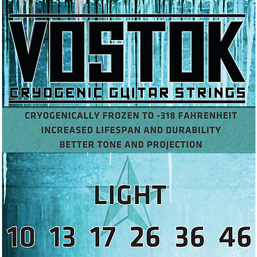 Vostok 9710 Cryogenic Light Gauge Electric Guitar Strings