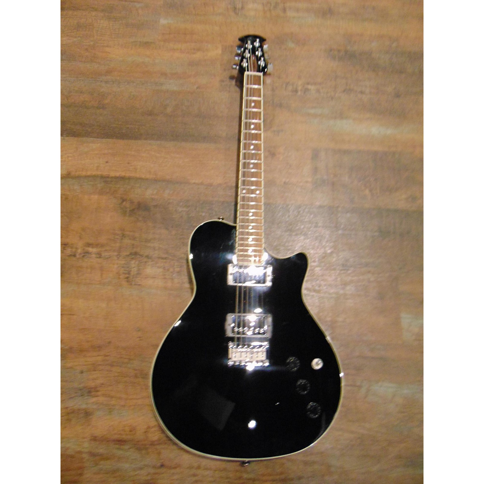 Used Ovation Vxt Hollow Body Electric Guitar Black Musician's Friend