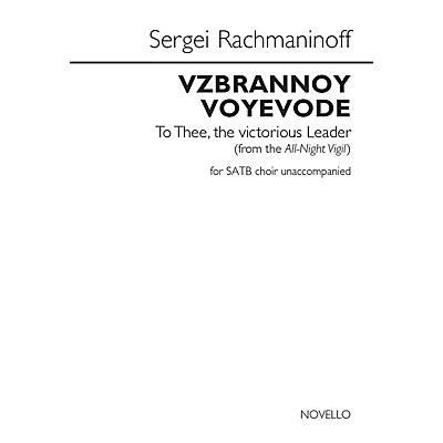 Novello Vzbrannoy Voyevode (To Thee, the Victorious Leader) SATB a cappella by Sergei Rachmaninoff