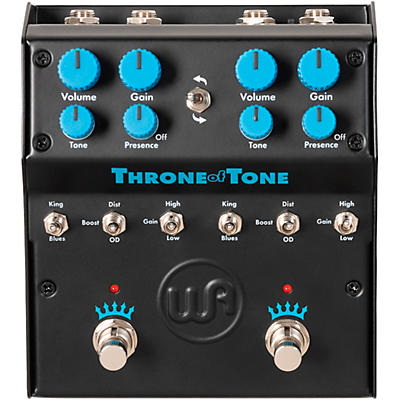 Warm Audio WA-TOT Throne of Tone Dual-Sided British-Amp-Inspired Overdrive Effects Pedal -
