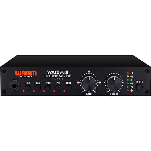 Warm Audio WA12 MKII Mic Pre Black Condition 1 - Mint