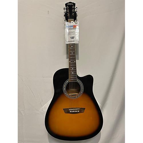 Washburn WA90CE Acoustic Electric Guitar 2 Tone Sunburst