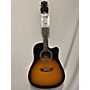 Used Washburn WA90CE Acoustic Electric Guitar 2 Tone Sunburst