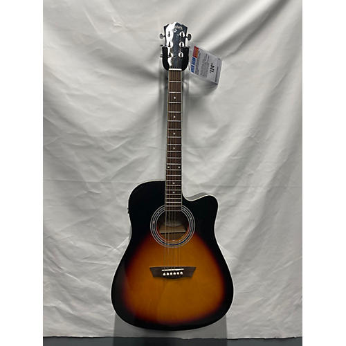 Washburn WA90CE Acoustic Electric Guitar 3 Tone Sunburst