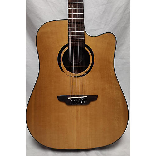 Luna Guitars WABI DC 12 Sabi 12 String Acoustic Guitar Natural