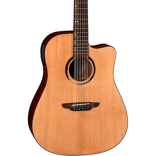 Luna WABI DC 12 Sabi 12-String Dreadnought Acoustic-Electric Guitar Natural