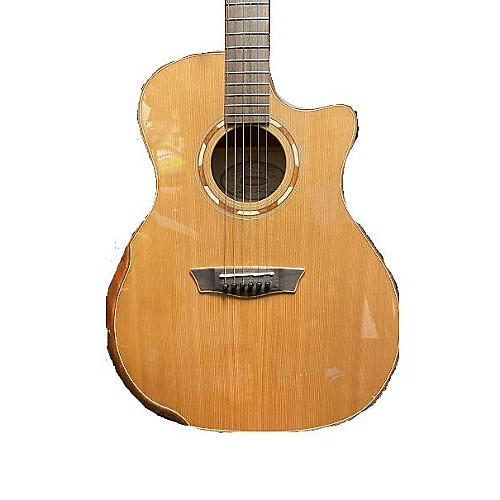 Washburn WCG66SCE Acoustic Electric Guitar NATURAL