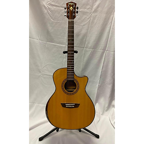 Washburn WCG80SCEG-L Acoustic Electric Guitar Natural