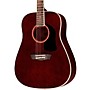 Open-Box Washburn WD100DL Dreadnought Mahogany Acoustic Guitar Condition 2 - Blemished Transparent Wine Red 197881256944